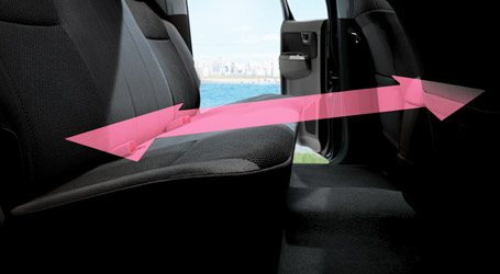 hilux vigo has plenty of knee-room for passengers