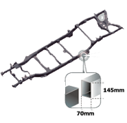 dmax 2500 cc 2009  reinforced chassis