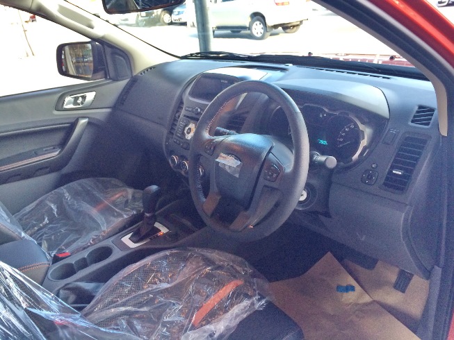 Orange Ford Ranger Wildtrak Interior Front